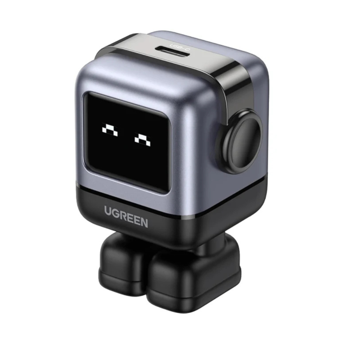 Adaptador Ugreen Nexode Robot 30w Usb-c Pd GaN Rápido Gris