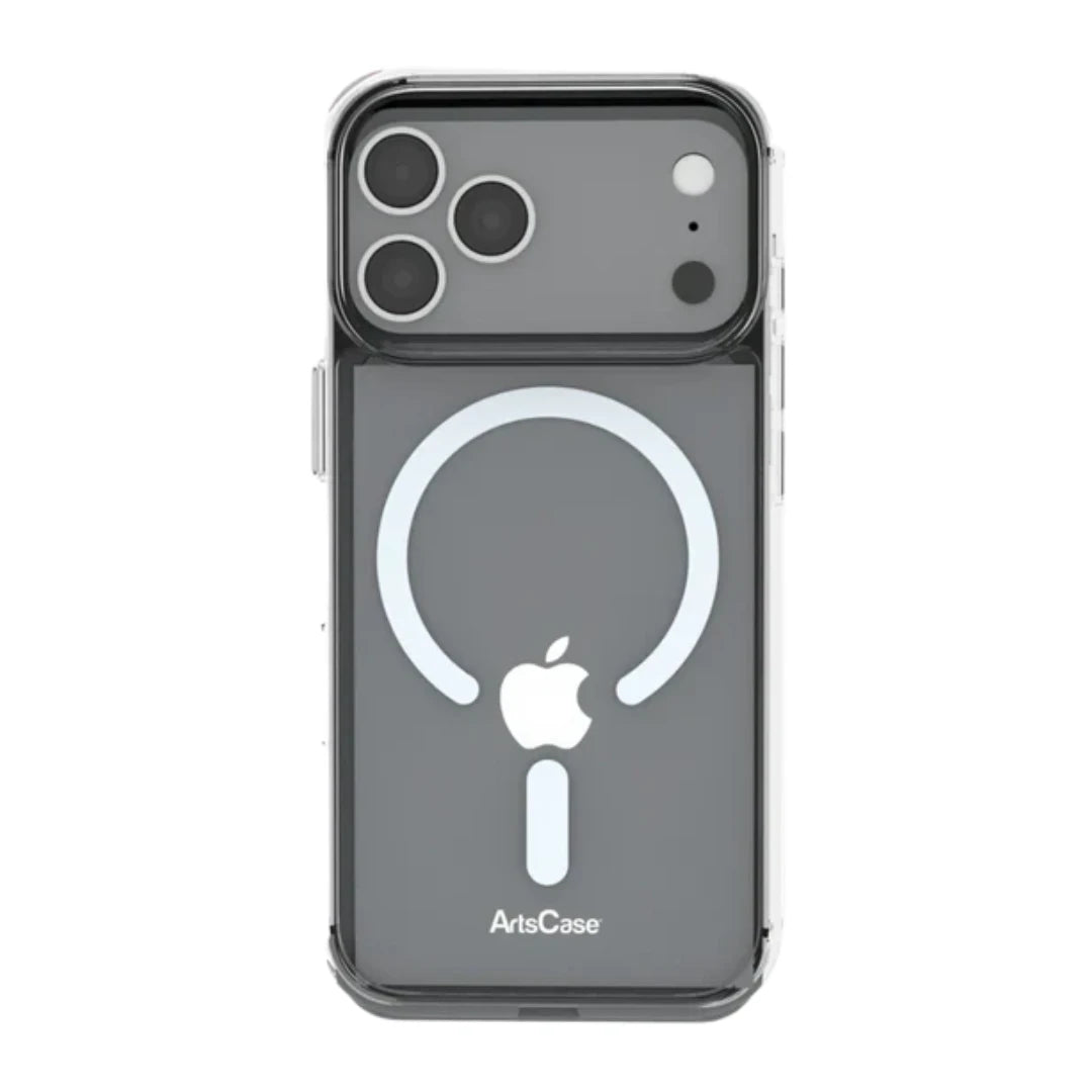 Funda ArtsCase Premium iPhone 17 Pro Clear MagSafe – Protección Híbrida Transparente