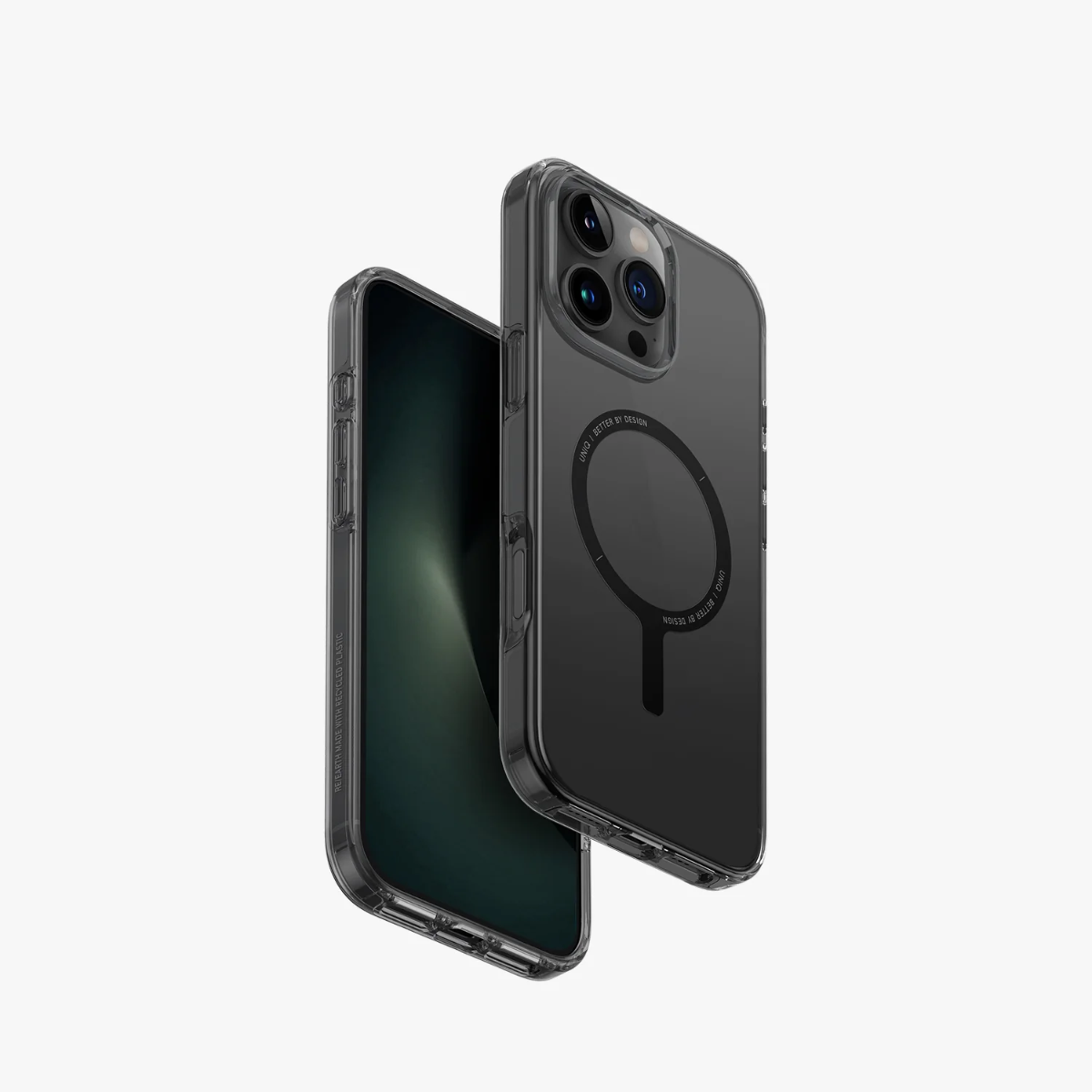 Estuche UNIQ Clario iPhone 16 Pro Max 📱 Transparente MagSafe Eco-Friendly