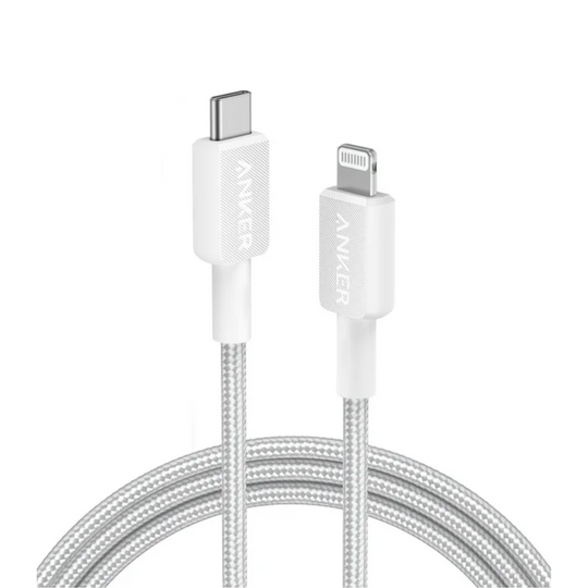 Cable Anker USB-C a Lightning Trenzado 🔒 Original Certificado MFi 1.8Metros