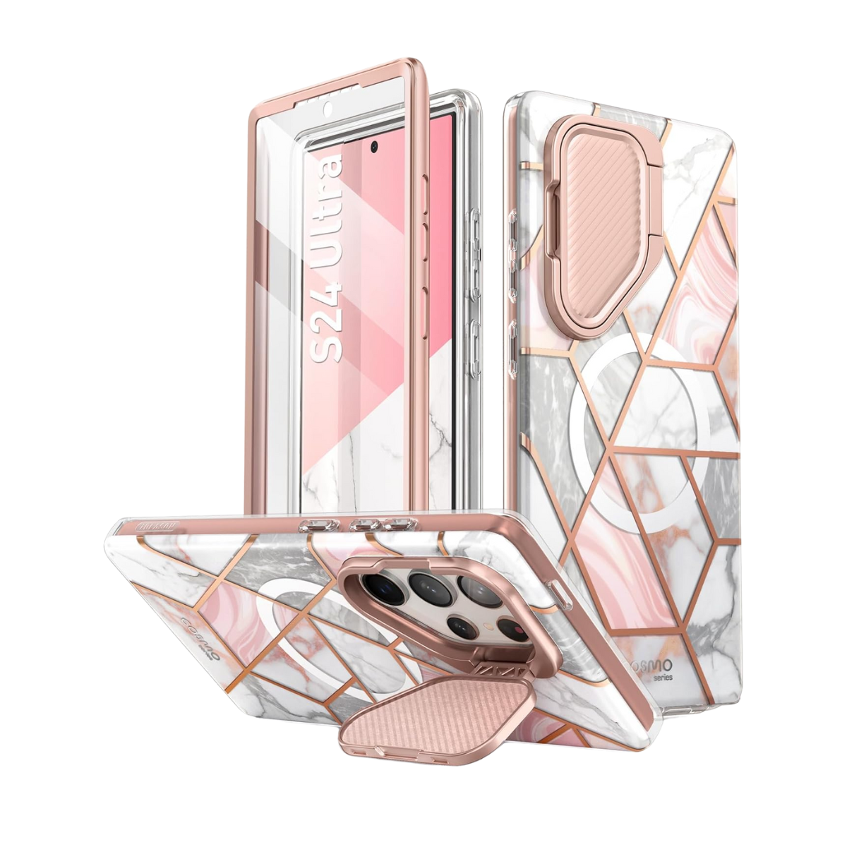Estuche i-Blason Cosmo MagSafe Samsung Galaxy S24 Ultra | Protección Marble