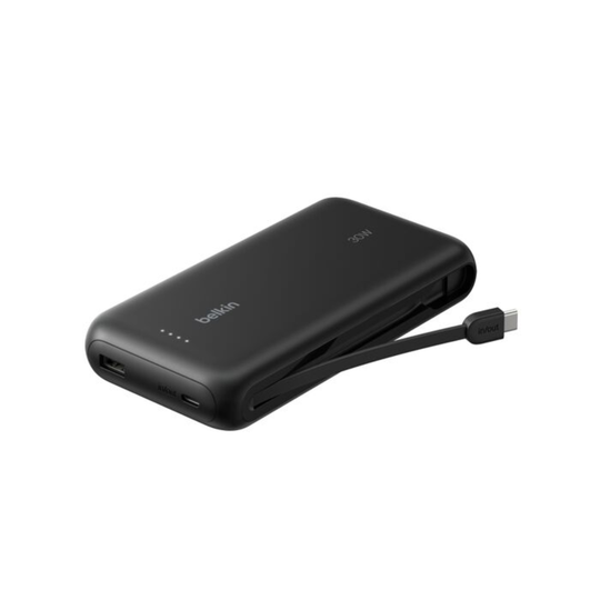 Power Bank Belkin 20.000mAh 30W USB-C PD (Negro) | Carga rápida segura