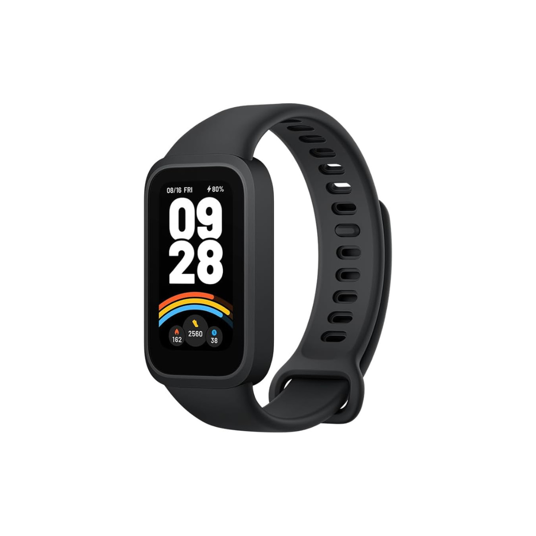 Xiaomi Smart Band 9 Active⌚ | 1.47” + 50 Deportes + Salud 💓Negro