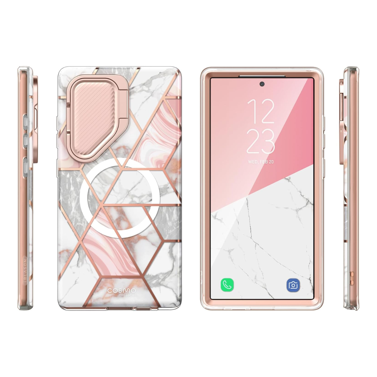 Estuche i-Blason Cosmo MagSafe Samsung Galaxy S24 Ultra | Protección Marble