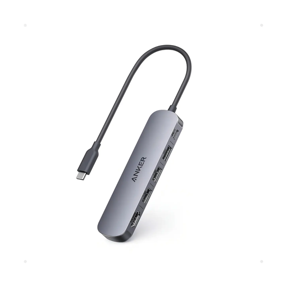 Hub Anker  USB-C 5 en 1 HDMI 4K PD 100W USB-A USB-C
