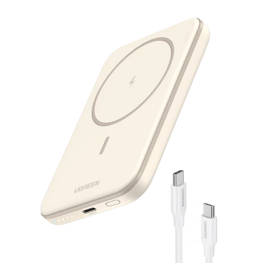 Power Bank Magnético UGREEN 5000mAh 🔋 | Compacto, Seguro y Siempre Contigo