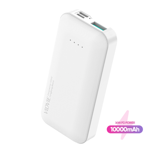 Power Bank VIDVIE PB770 10.000 mAh 30W – Carga Rápida USB-C PPS