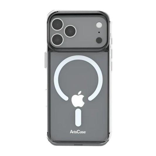 Funda ArtsCase Premium iPhone 17 Pro Max Clear MagSafe – Protección Híbrida Transparente