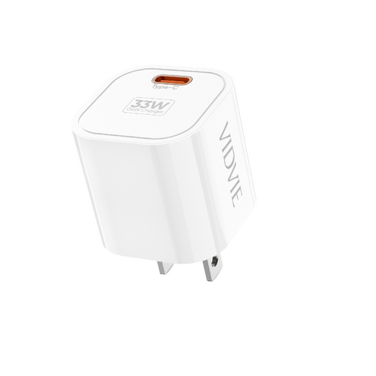 Cargador Turbo 33w Tecnologia Gan Cable 1m Original Premium