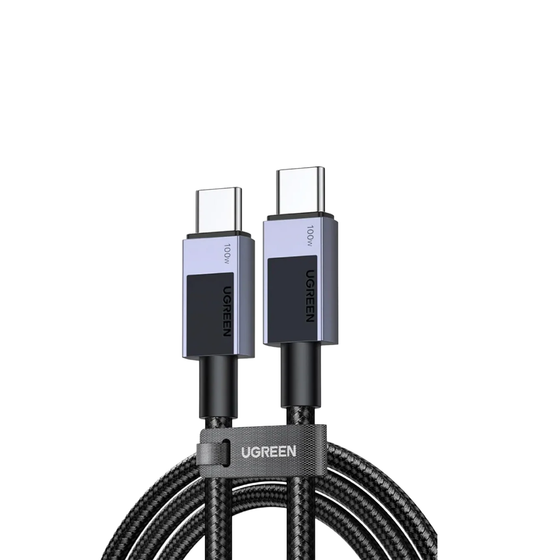 Cable UGREEN USB-C a USB-C 100W Trenzado Carga Rápida 1 Metro