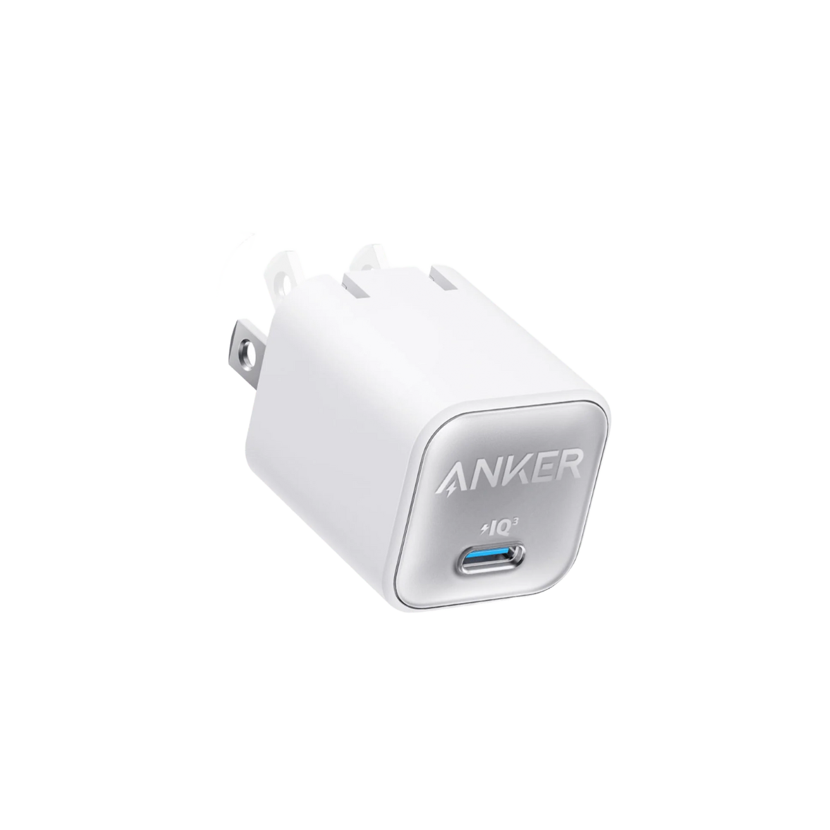 Adaptador Anker 511 30W GaN USB-C Blanco | Carga rápida segura