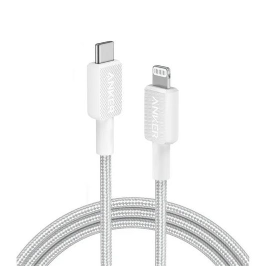 Cable Anker USB-C a Lightning Trenzado 1m 🔒 Original Certificado MFi