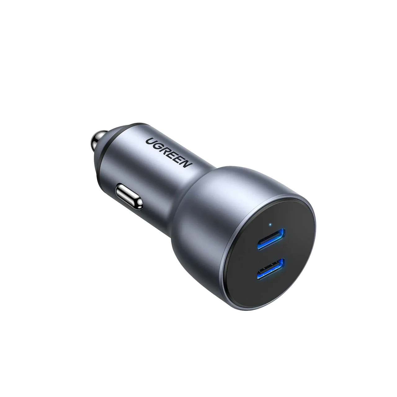 Cargador de Carro UGREEN 60W Dual USB-C PD PPS Carga Rápida