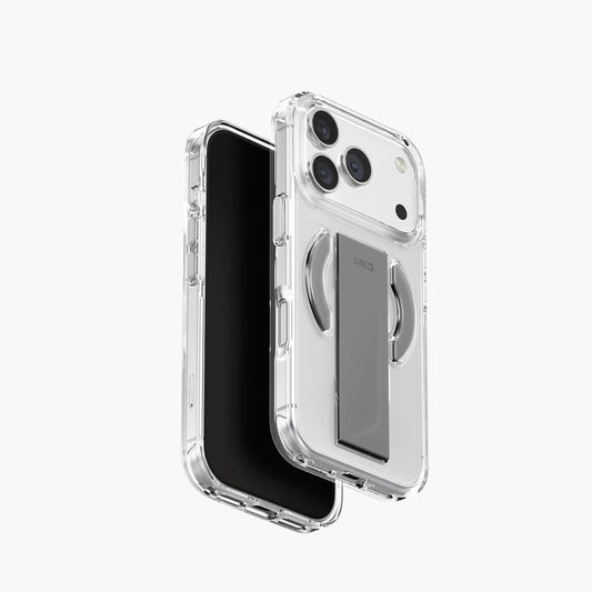 Funda UNIQ iPhone 17 Pro Clear – Heldro Air con FlexGrip y Carga Magnética