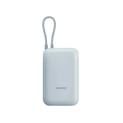 Xiaomi Power Bank🔋 10000mAh 22.5W – Cable integrado y carga rápida ⚡AZUL