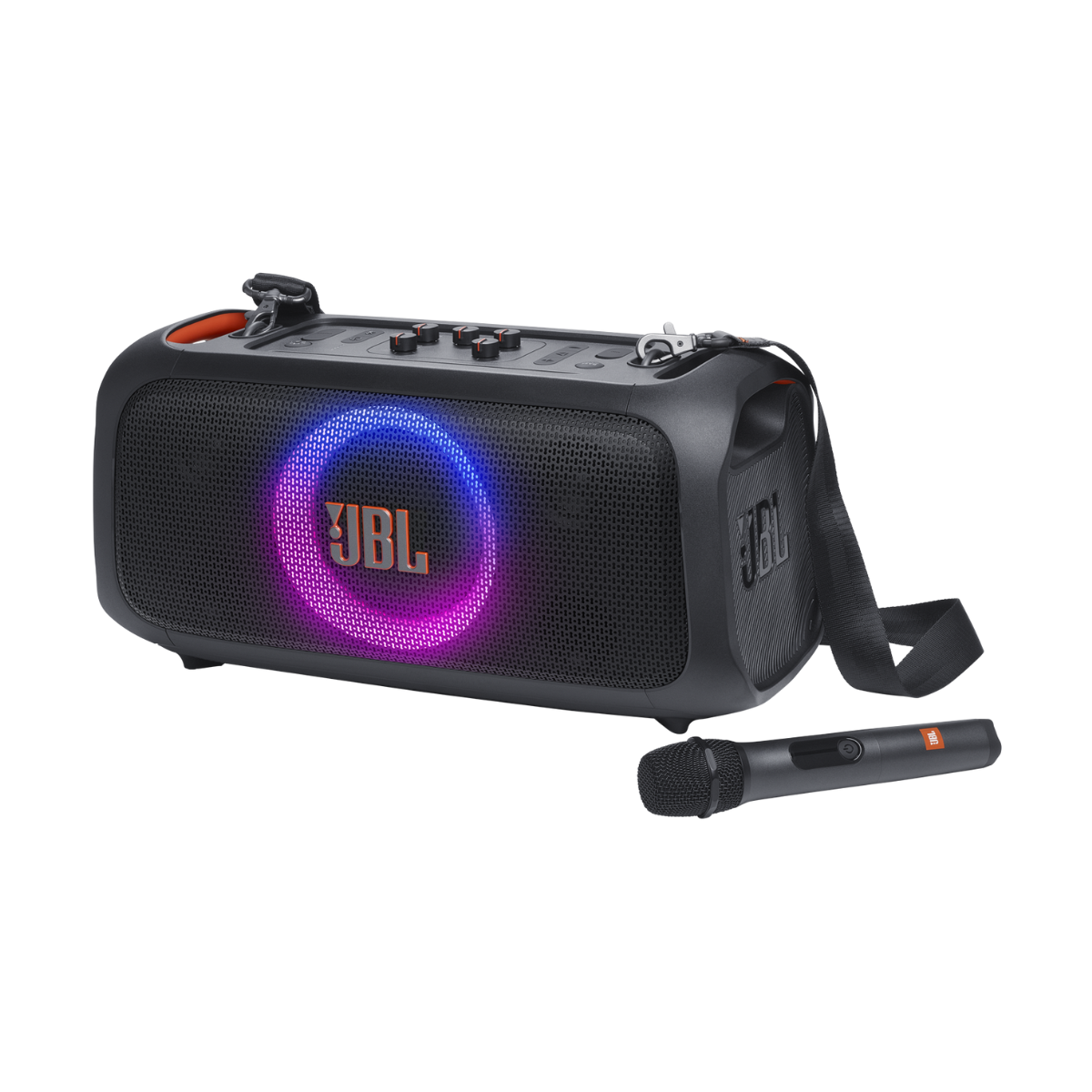 JBL PartyBox On-the-Go Essential | Altavoz 100W + Mic + Luz RGB