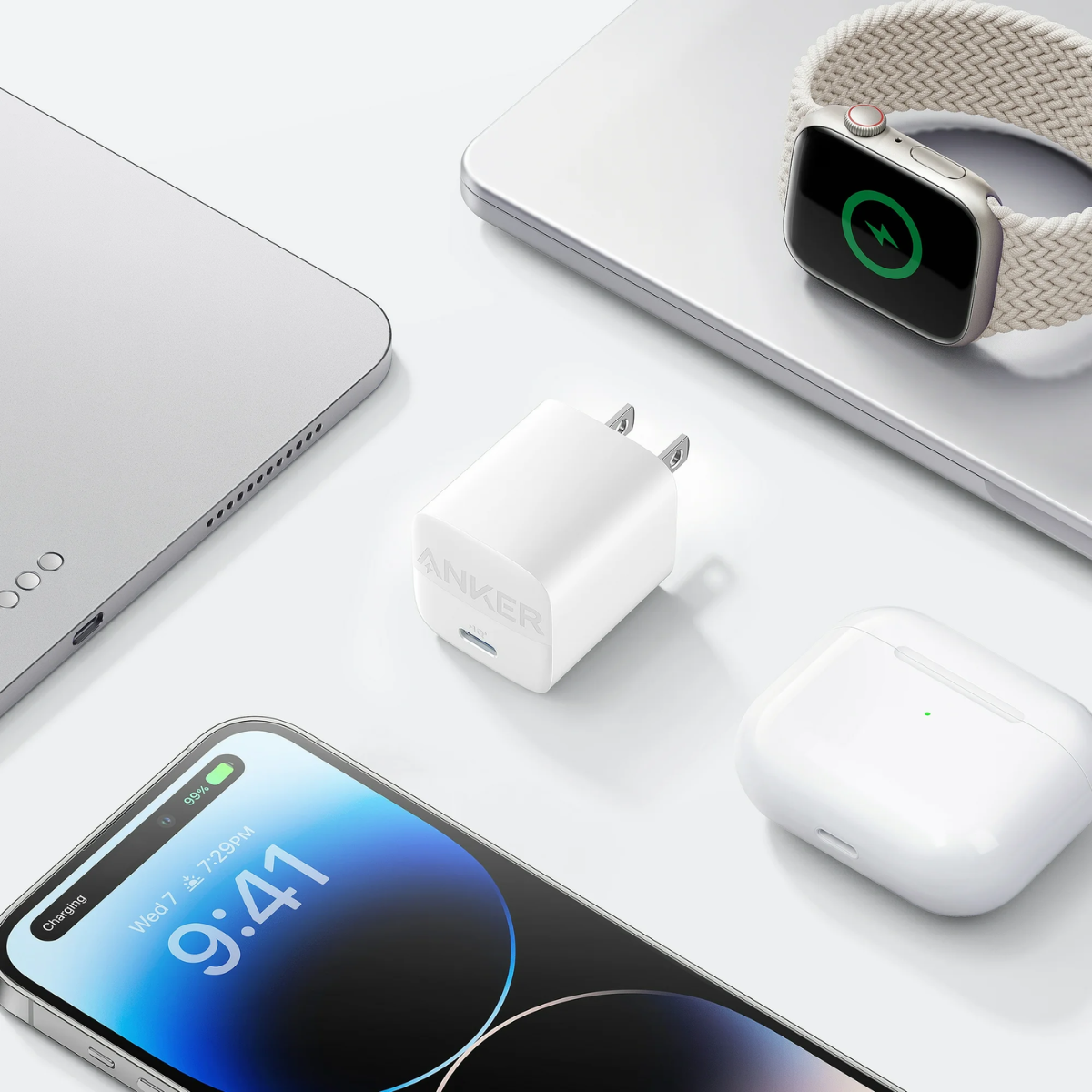 Adaptador Rápido Anker 313 Nano 30W GaN