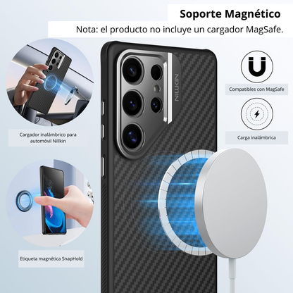 Estuche Nillkin Carbo Pro Magsafe Para Samsung S25 Ultra