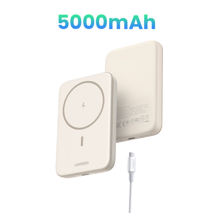 Power Bank Magnético UGREEN 5000mAh 🔋 | Compacto, Seguro y Siempre Contigo
