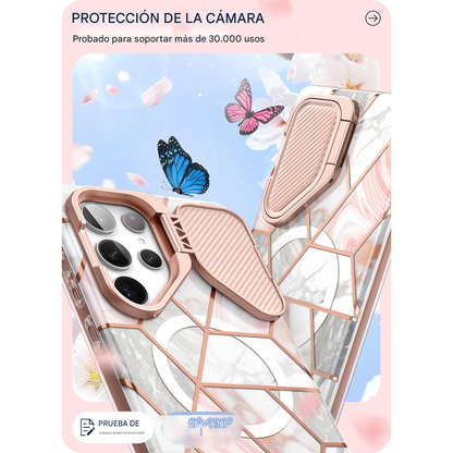 Estuche i-Blason Cosmo MagSafe Samsung Galaxy S24 Ultra | Protección Marble