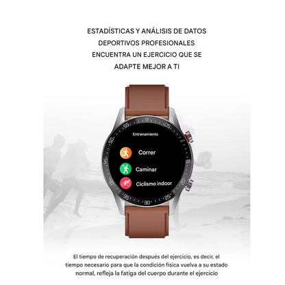 Smartwatch Blulory G5 Café | GPS, Llamadas Bluetooth, IP68, Sensor de Salud