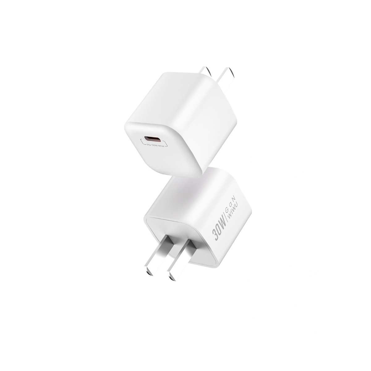 Adaptador GaN 30W WiWU Carga Rápida PD USB-C