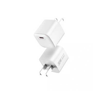 Adaptador GaN 30W WiWU Carga Rápida PD USB-C