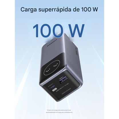 Power Bank UGREEN Nexode 12000mAh ⚡ 100W PD + Pantalla LED🔋