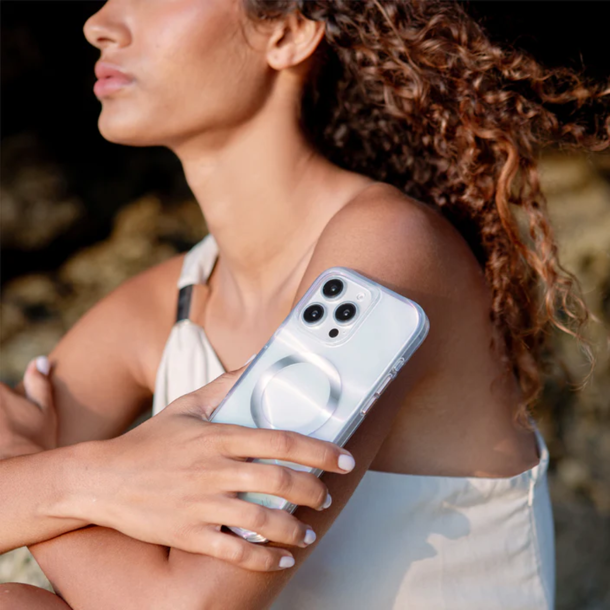 Estuche CoEHL Savon iPhone 16 Pro Max ⚡ MagSafe Diseño Artístico Fluido