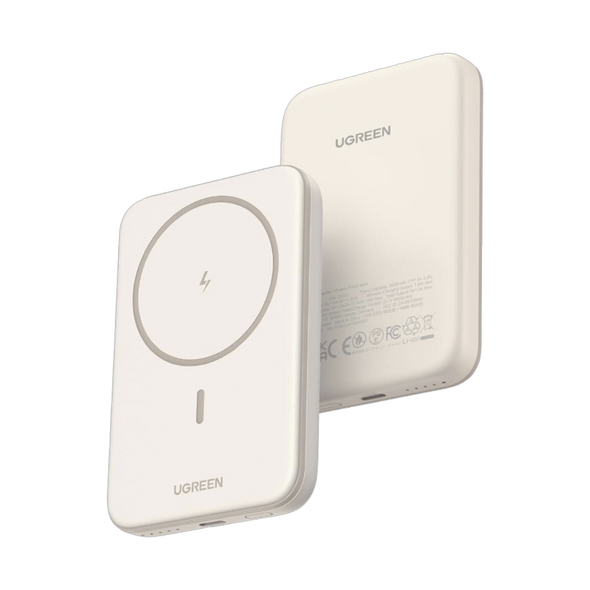 Power Bank Magnético UGREEN 5000mAh 🔋 | Compacto, Seguro y Siempre Contigo