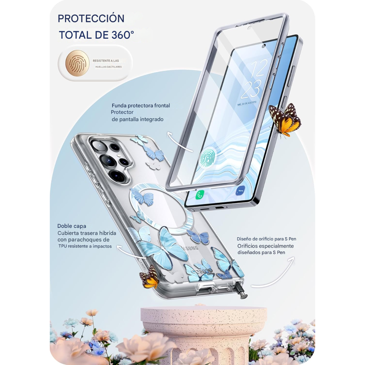 Estuche i-Blason Cosmo MagSafe Samsung Galaxy S25 Ultra | Protección