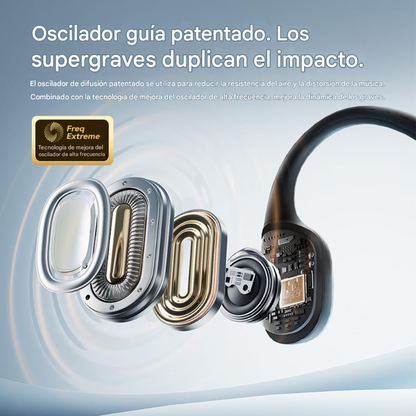 Auriculares de conducción Osea de aire abierto Bluetooth 5.3
