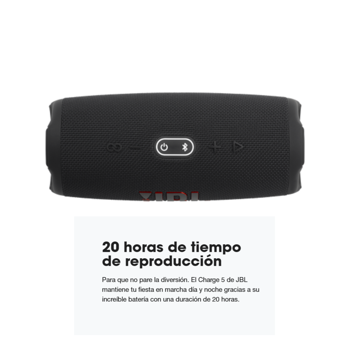 JBL Charge 5 – Altavoz Bluetooth Portátil Negro