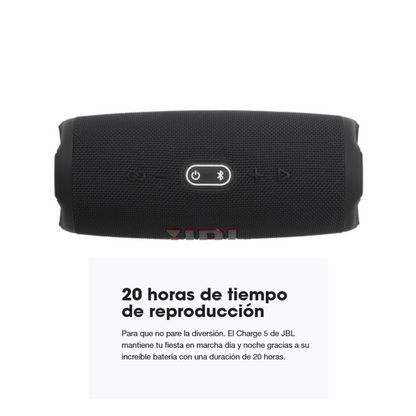 JBL Charge 5 – Altavoz Bluetooth Portátil Negro