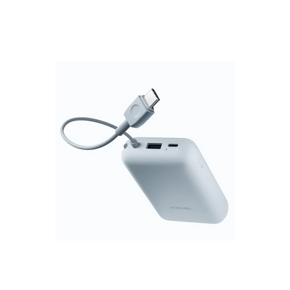 Xiaomi Power Bank🔋 10000mAh 22.5W – Cable integrado y carga rápida ⚡AZUL