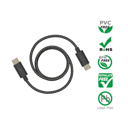 Cable Motorola TurboPower 1.5Metro USB-C – Carga Rápida Original