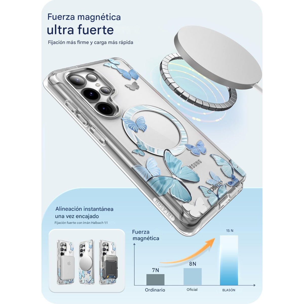 Estuche i-Blason Cosmo MagSafe Samsung Galaxy S25 Ultra | Protección