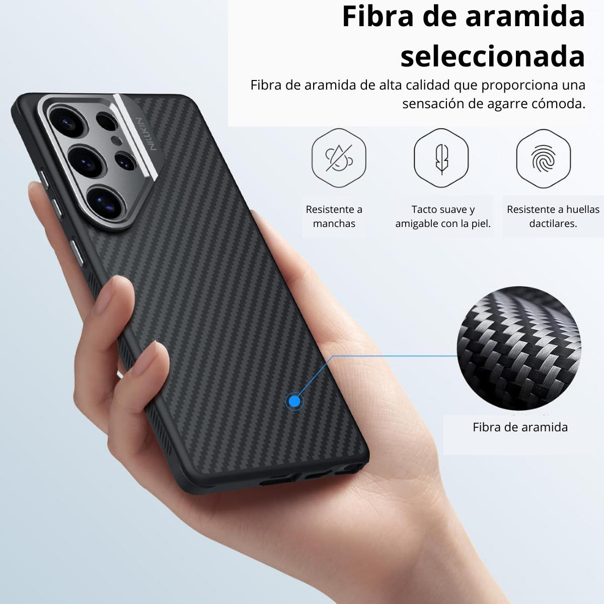 Estuche Nillkin Carbo Pro Magsafe Para Samsung S25 Ultra