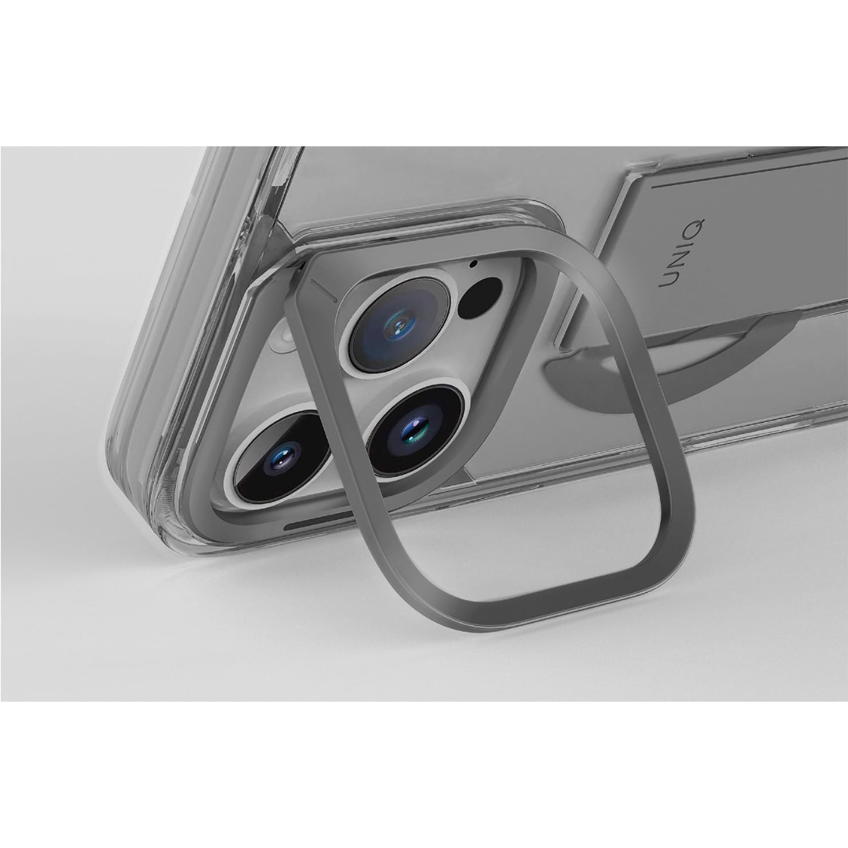 Estuche UNIQ Heldro Max iPhone 16 Pro Max 📱 Protección Premium Antigolpes Clear