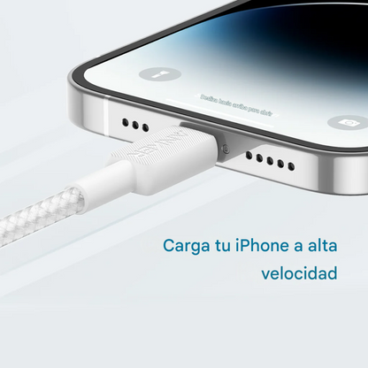 Cable Anker USB-C a Lightning Trenzado 1m 🔒 Original Certificado MFi