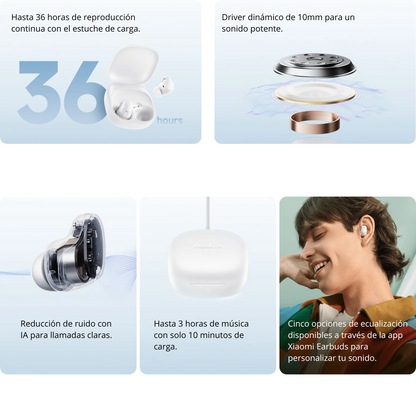 Audífonos Xiaomi Redmi Buds 6 Play 🎧Azul