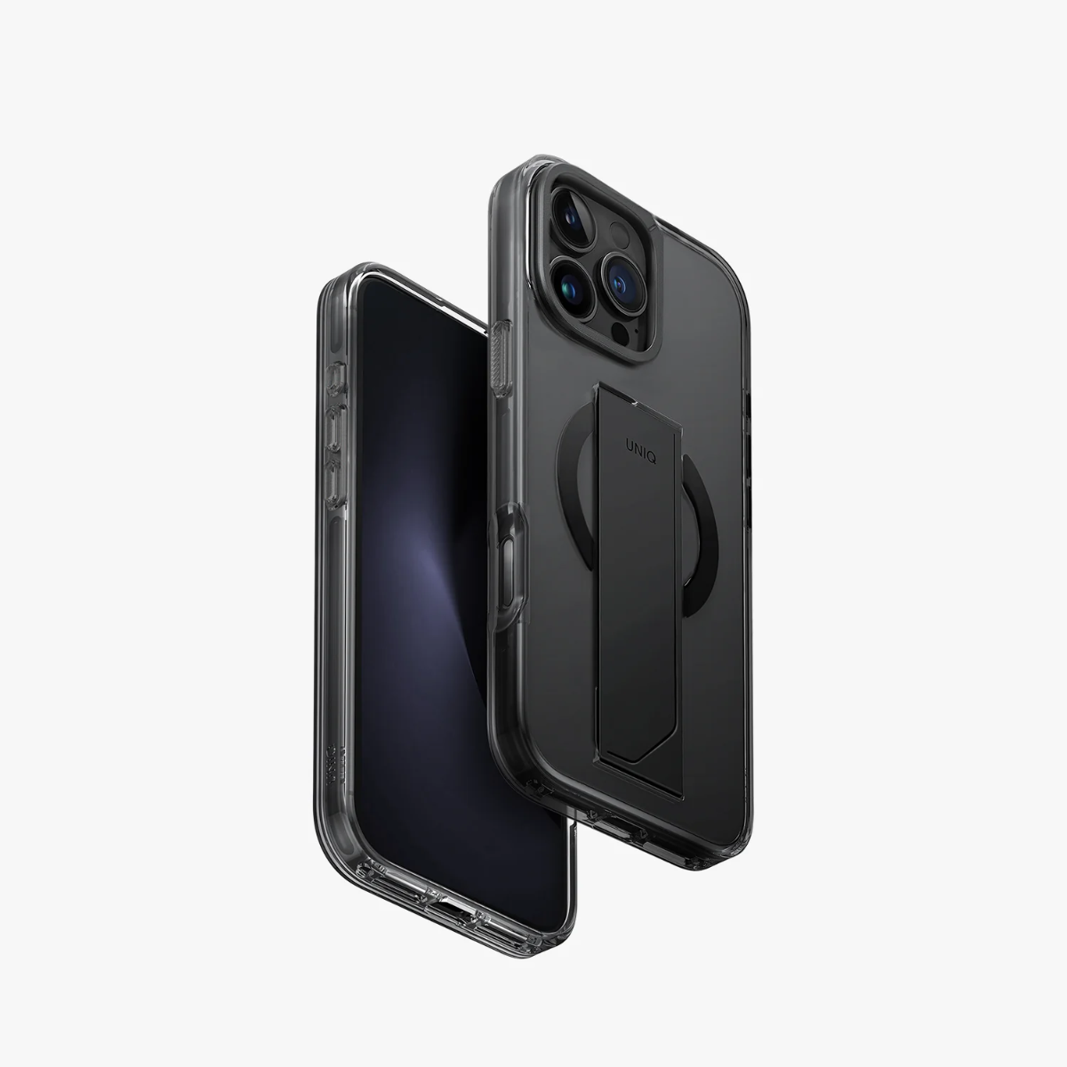 Estuche UNIQ Heldro Max iPhone 16 Pro Max 📱 Protección Premium Antigolpes Black