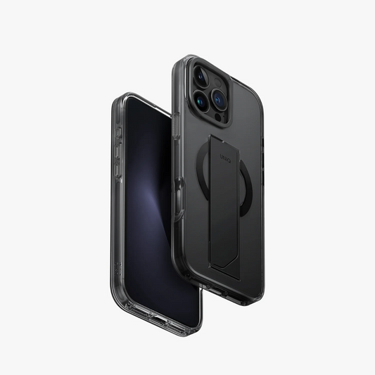 Estuche UNIQ Heldro Max iPhone 16 Pro Max 📱 Protección Premium Antigolpes Black