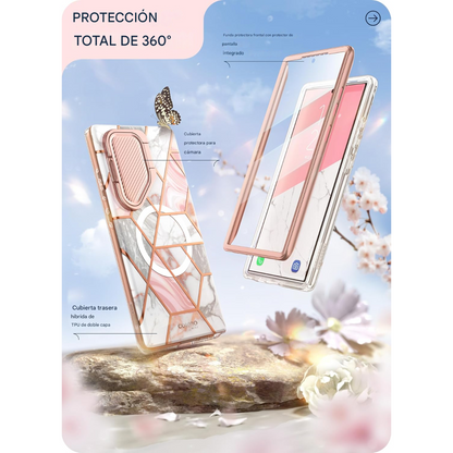 Estuche i-Blason Cosmo MagSafe Samsung Galaxy S24 Ultra | Protección Marble