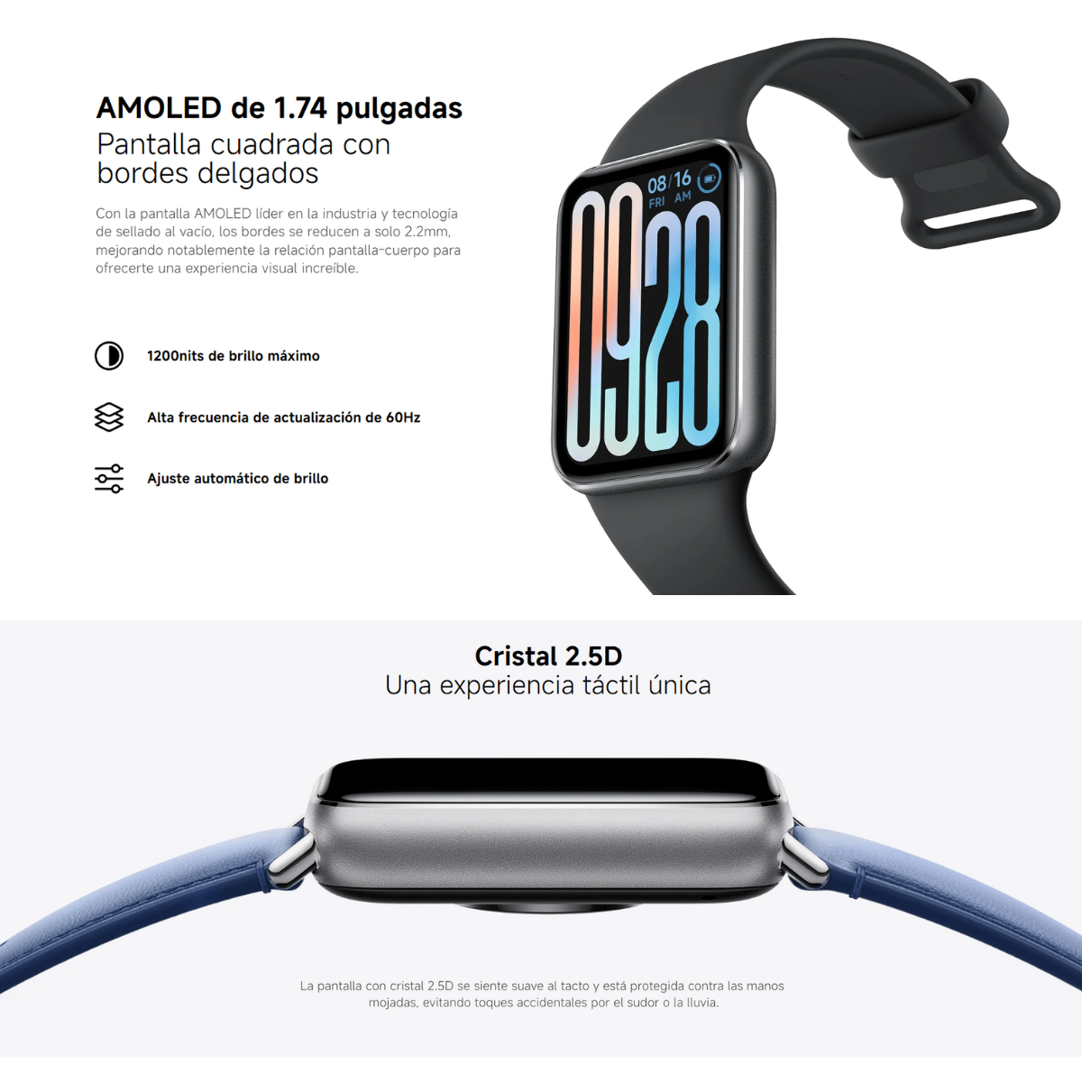 Xiaomi Smart Band 9 Pro ⌚| AMOLED 1.74” + GPS + 150 Deportes 🏃 Rosa