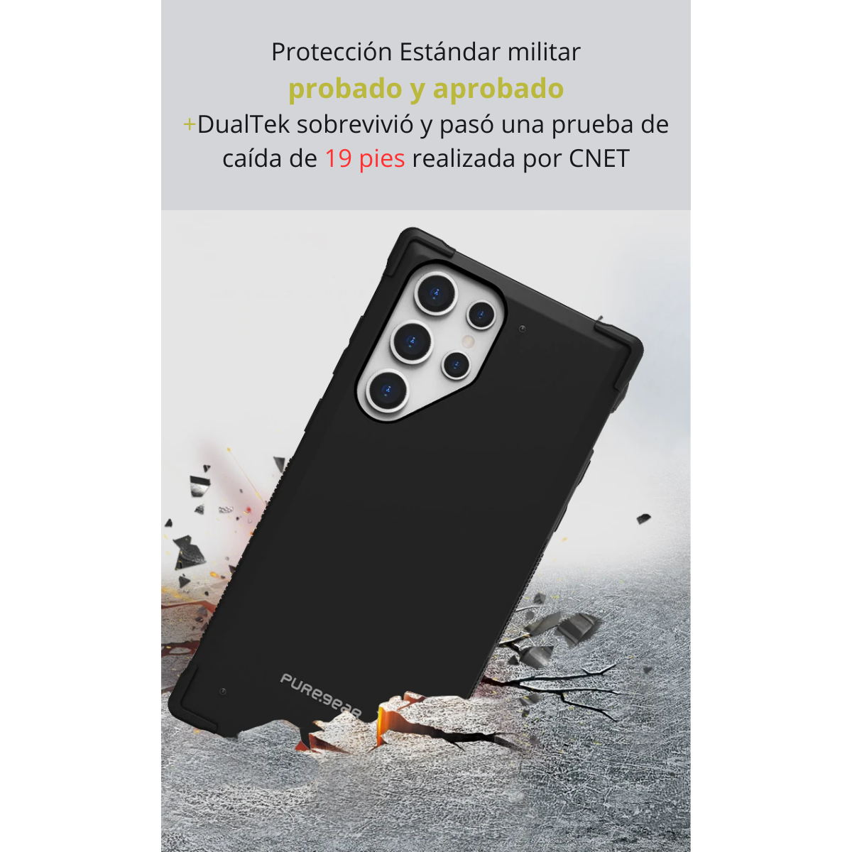 Estuche Dualtek PureGear Samsung Galaxy S24 Ultra | Protección Militar MagSafe