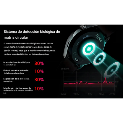 ⌚ Mibro Watch Lite3 Pro  Plateado – AMOLED 1,32” + GPS + 150 modos deportivos (Copia)