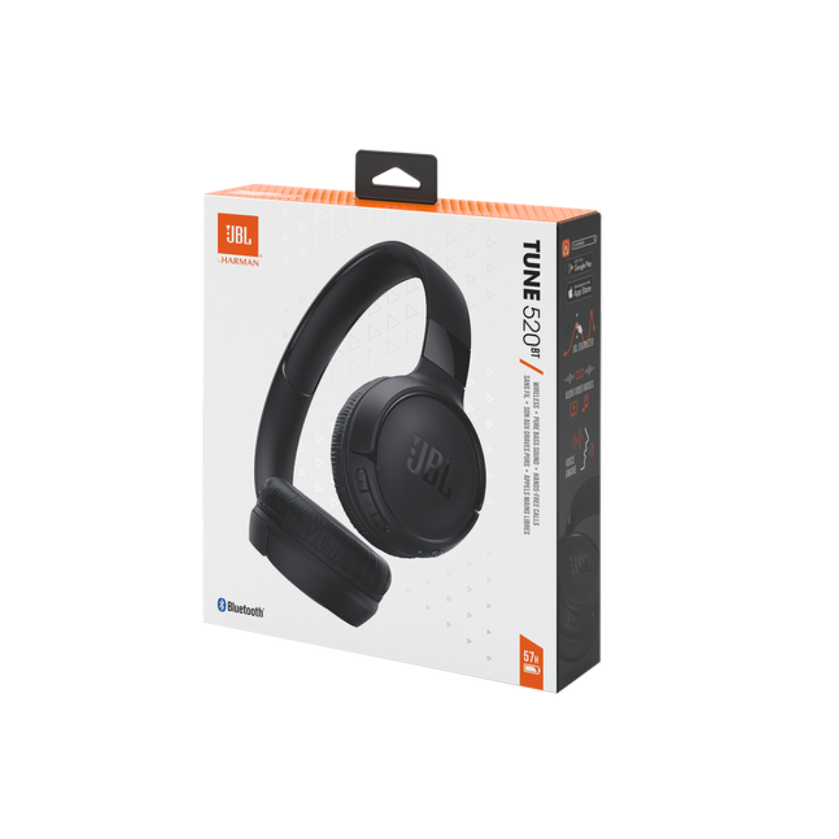 Diadema Bluetooth JBL Tune 520BT | Sonido JBL Pure Bass – Negro