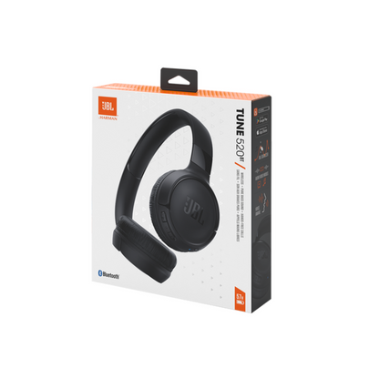 Diadema Bluetooth JBL Tune 520BT | Sonido JBL Pure Bass – Negro