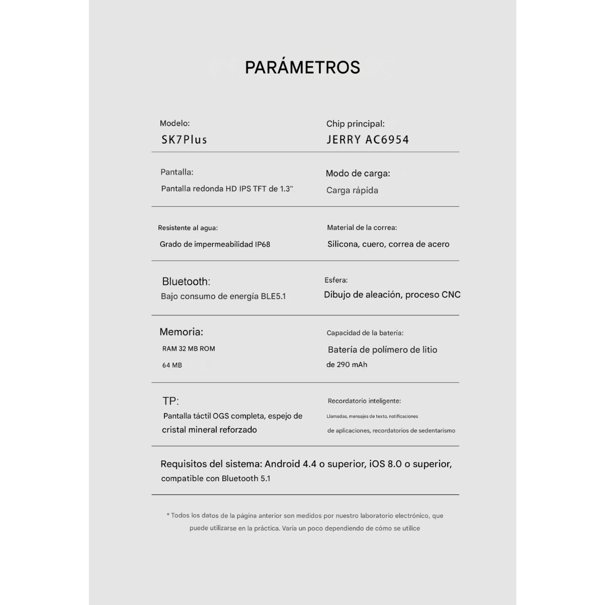 Smartwatch Blulory G5 Café | GPS, Llamadas Bluetooth, IP68, Sensor de Salud